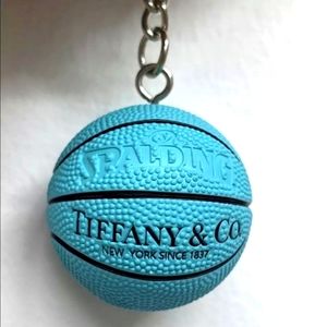 Spalding  And  Tiffany & Co 🏀 basketball Keychain Backpack Bag Keychain